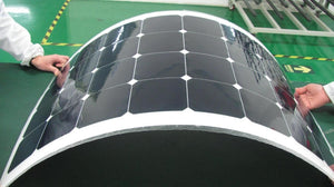 The latest technology developed solar panels that can bend semi-flexible features that are ideal for travel, solar panels 100w - ShopCo International